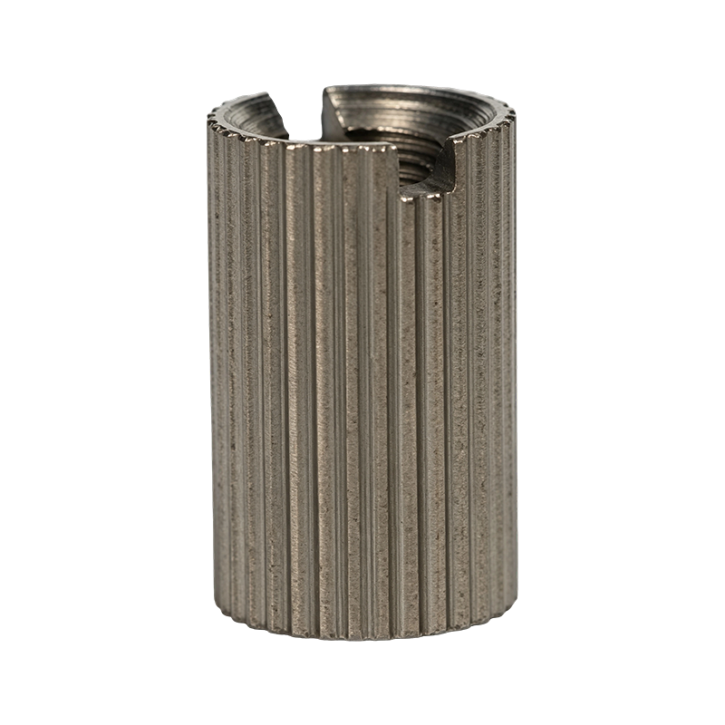 M5-8*11 Alloy Steel CNC Turned Knurled Insert Nut M5-8*11 Alloy Steel CNC Turned Knurled Insert Nut